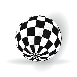 带方块的球坡度球体球形棋盘地球插图反射艺术气泡来源背景图片