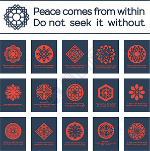 带有佛佛引引亚洲宗教海报旅行信仰智慧马赛克佛教徒文化祷告菱形精神瑜伽背景图片