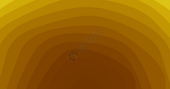 抽象波浪线背景与黄色业务封面设计或演示文稿 矢量图背景图片