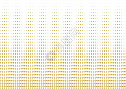 抽象半色调金色点缀背景 未来派的垃圾图案 点 波浪 用于海报 网站 名片 封面 标签模型 复古布局的矢量现代光学流行艺术质感海浪插画
