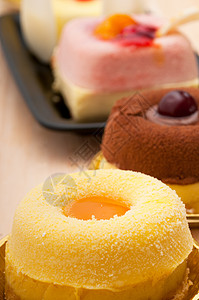 樱桃蛋糕美食新鲜莓水果蛋糕蛋糕早餐小吃浆果美食饮食面包水果奶油糕点背景