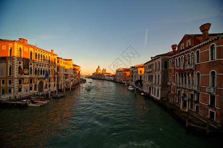 泻湖威尼斯地标都市风光高清图片
