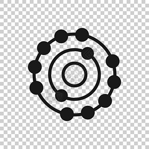 剂平面样式的抗氧化图标 白孤立背景上的分子矢量图解 脱毒商业概念叶子菠菜柚子浆果草本植物美食热带饮食食物电子插画