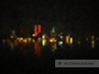 夜间城市背景小时夜生活天空蓝色插图耀斑景观运输建筑水彩背景图片
