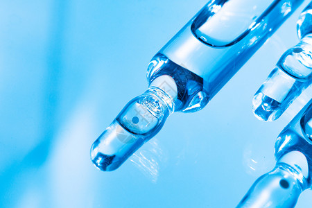 注射药丸小瓶的医学背景疫苗烧瓶制造业制药药剂瓶子药理安瓶液体玻璃背景图片