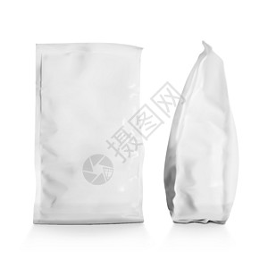 高档咖啡手提袋实实在在的空白塑料草纸袋插画
