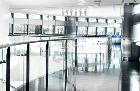 办公大楼蓝色走廊地面金融建筑建筑学反射城市办公室奢华背景图片