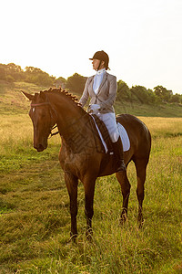 盛装舞步测试活动骑马者高清图片