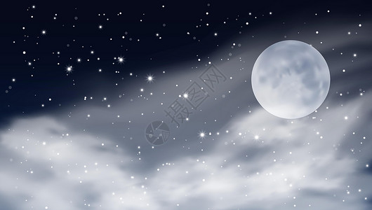 星云夜空与大天顶星座 摘要星座星星插图飞行墙纸天空天堂摄影月亮阳光背景图片