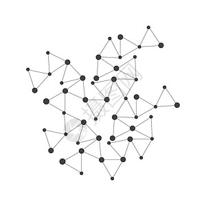 上心多边边缘背景科学网格白色多边形商业网络全球三角形几何学墙纸设计图片