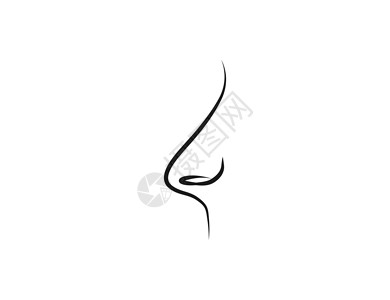 闻花香女孩身体 鼻子 嗅觉图标 矢量插图 平坦外科呼吸卡通片男人女孩皮肤解剖学手术塑料艺术设计图片
