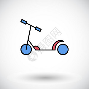 滑板车小孩艺术自行车闲暇活动乐趣摩托车速度童年车轮运输背景图片