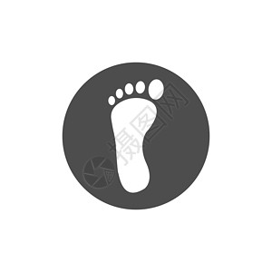婴儿脚趾脚 腿 印刷图标 矢量说明 平面设计打印插图脚趾墨水生活艺术品孩子脚步卡通片鞋类插画