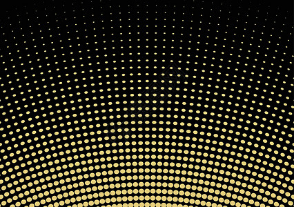 抽象半色调金色点缀背景 未来派的垃圾图案 点 波浪 用于海报 网站 名片 封面 标签模型 复古布局的矢量现代光学流行艺术质感气泡背景图片