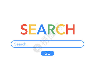 搜索引擎图标矢量元素搜索栏站点 搜索引擎模板设计图片