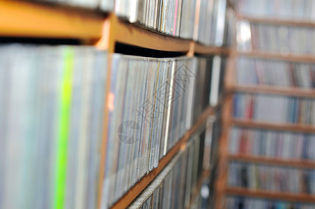 音乐收藏案件电脑归档盘子团体图书馆磁盘光盘歌曲盒子高清图片