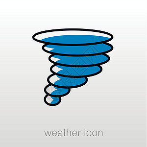 龙卷风图标 气象 天气灾难旋转台风漏斗飓风危险漩涡力量风暴旋风背景图片