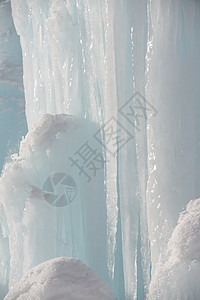 冰雪风格装饰蓝色白色水晶概念天气冻结季节性季节背景图片