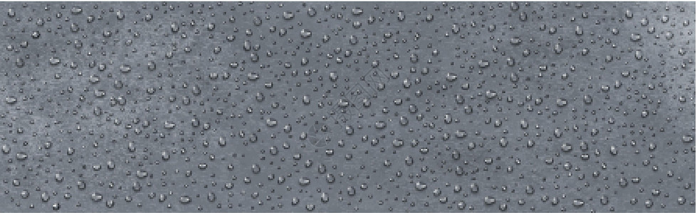 小清新灰色水滴灰色混凝土背景的现实水滴     矢量气泡宏观环境插图天气艺术液体反射眼泪白色插画