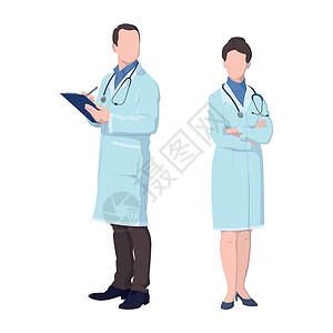 男女医生 护士或有秩序的白人背景 疾病和病毒的治疗  病媒情况医师保健手机女性男性服务专家诊所健康背景图片