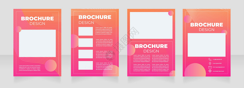 设计师课程空白小册子布版设计背景图片