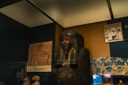 自然史史史史密森尼的木乃伊博物馆石棺历史高清图片