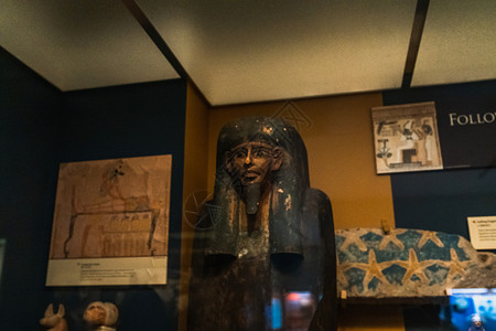 自然史史史史密森尼的木乃伊石棺历史博物馆背景图片