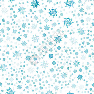 菱形无缝图案抽象恒星或几何花朵的蓝色无缝图案 可用于礼品包装纸 模式填充 网页背景 表面纹理和织物等用途插画