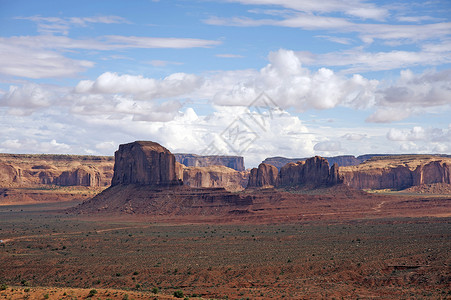 谷朊粉美国北亚利桑那州著名的纪念碑河谷部落公园背景
