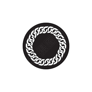商业公司连锁企业Logo网络环形创造力插图链接圆圈互联网技术背景图片