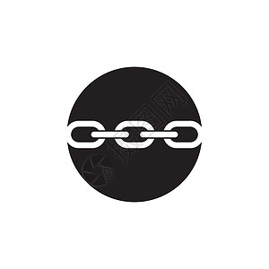 商业公司连锁企业Logo环形链接网络圆圈互联网技术创造力插图背景图片