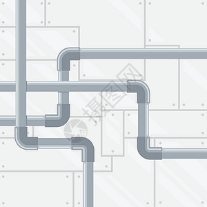 瓷砖厂金属板的金属板本底矢量要素设计盘子金属管子工厂技术维修下水道燃料插图工业插画