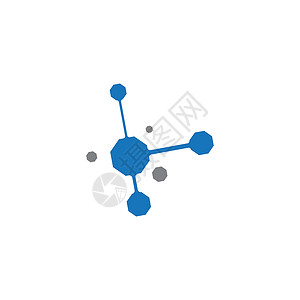 分子矢量图标插图设计化学化学品遗传学粒子化学家数据生物学科学细胞白色背景图片