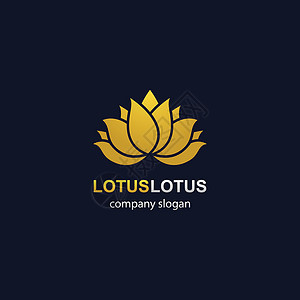 Lotus 标识模板矢量图标叶子奢华金子温泉珠宝精品酒店瑜伽百合首饰化妆品背景图片