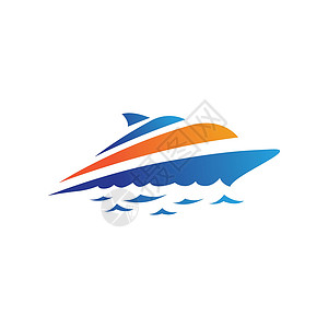 游轮标志图片港口海浪海洋巡航商业旅行公司船运蓝色运输背景图片