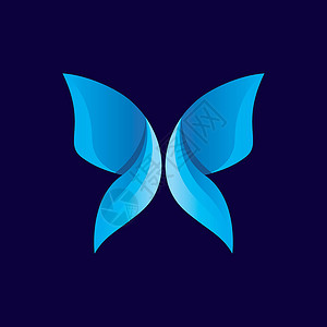 美女蝴蝶标志图片公司插图翅膀创造力标识艺术温泉商业背景图片
