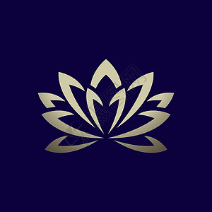 美女莲花标志图片按摩创造力标识叶子瑜伽温泉沙龙植物商业背景图片