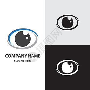 护眼标志图片光学商业标识镜片科学公司技术眼睛关心身份背景图片