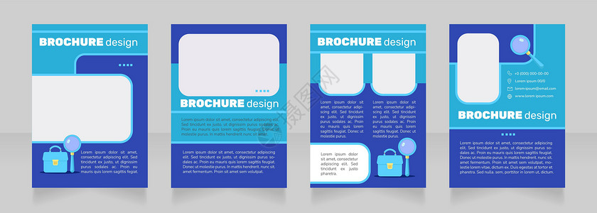 设计常见素材工作面试常见问题 空白小册子设计手册设计插画