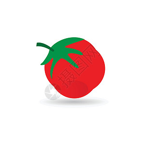 苹果图标矢量商业标识水果营养饮食插图公司红色绿色食物背景图片