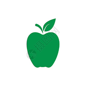 苹果图标矢量红色绿色标识农业叶子插图公司饮食商业营养背景图片