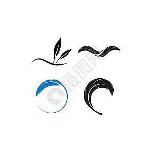羽毛标志矢量模板标识教育墨水白色鹅毛笔作家黑色商业蓝色公司背景图片