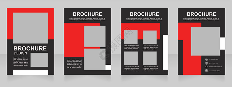 现代摄影艺术家指导空白小册子设计手册设计指南背景图片