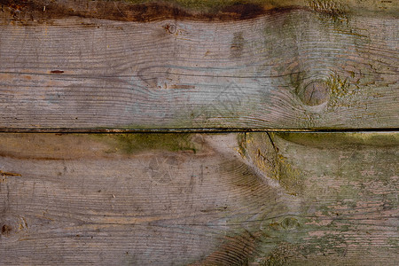 旧木横板 乡村风格 带纹理的背景桌子框架水平木纹风化硬木木材灰色绿色材料背景图片