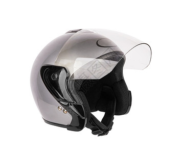 灰色摩托车头盔运动运输赛车白色安全帽子塑料车手自行车摩托背景图片