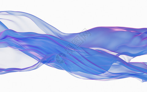 紫色半透明丝绸丝滑的蓝色的高清图片