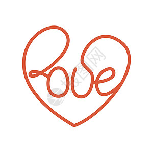 红手画出爱的字词 在心脏 在情人节的周光背景图片