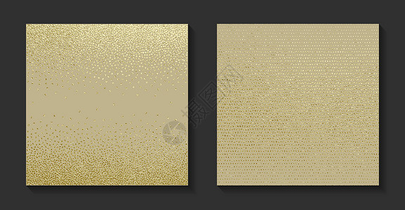 圣诞节卡片金色金色奢侈品背景设置 典型矢量插图材料闪光打印反射元素金属青铜卡片合金奢华插画