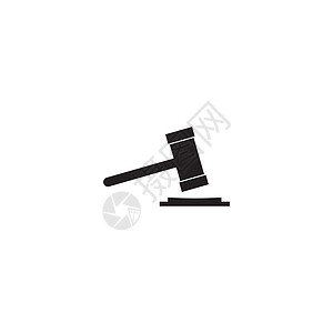 司法拍卖素材拍卖锤式图标被告权威律师法官司法刑事案件插图仲裁命令插画