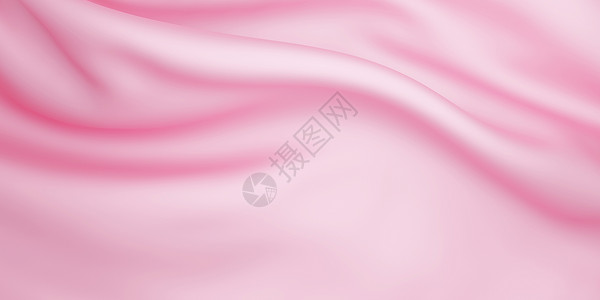 含有复制空间3d的粉红布面背景奢华曲线布料插图材料墙纸纺织品织物渲染粉色背景图片